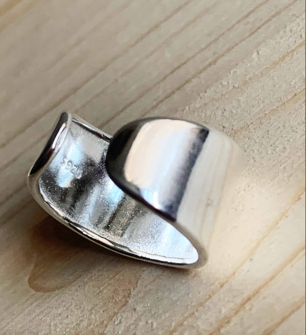 NO TARNISH SILVER Ring Base Adjustable Ring Blanks Set of 3 pieces - Silver Plated Ring Base for Soldering -Ring for soldering - Silver ring